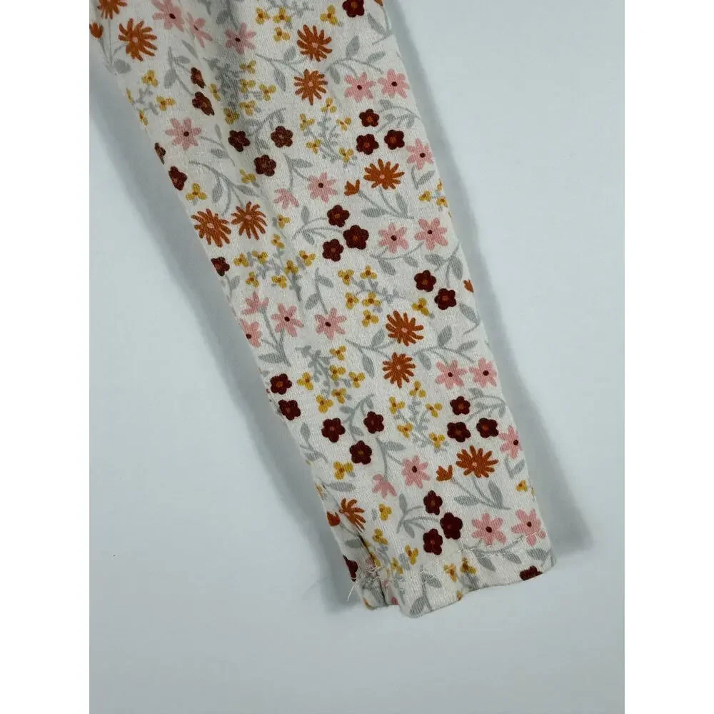 Cat & Jack Fall Floral Top & Leggings Set Size 2